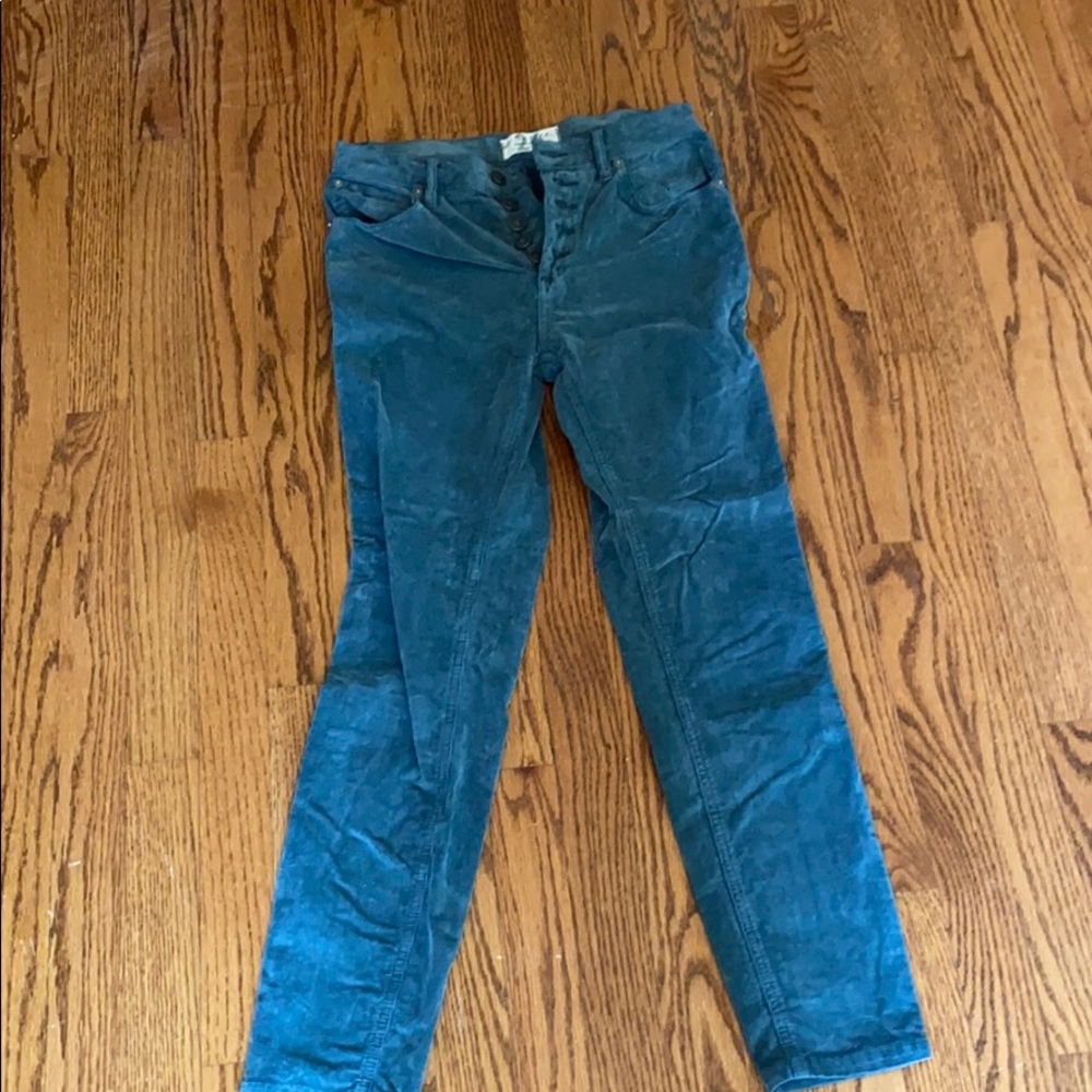 Free people corduroy skinny jeans